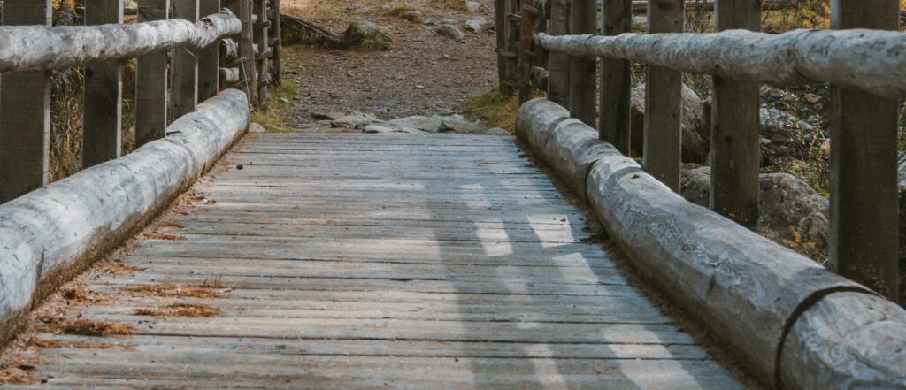 wooden bridge