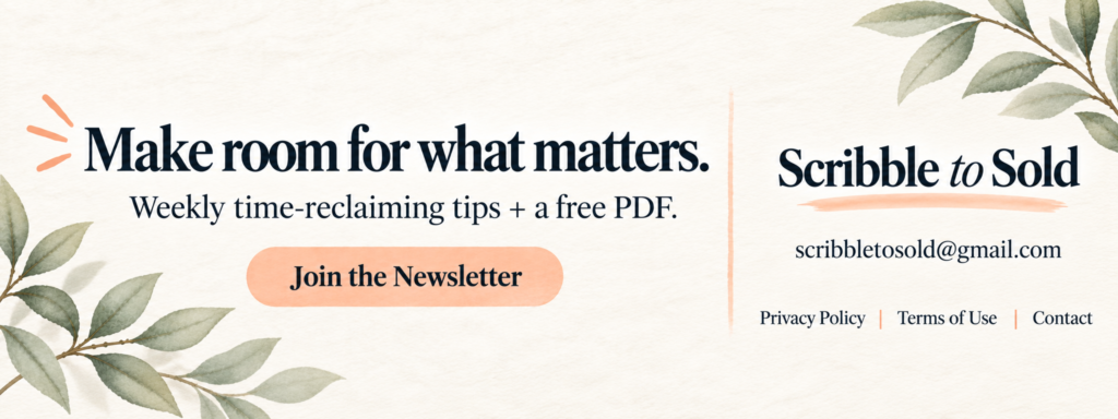 Make time for what matters, footer